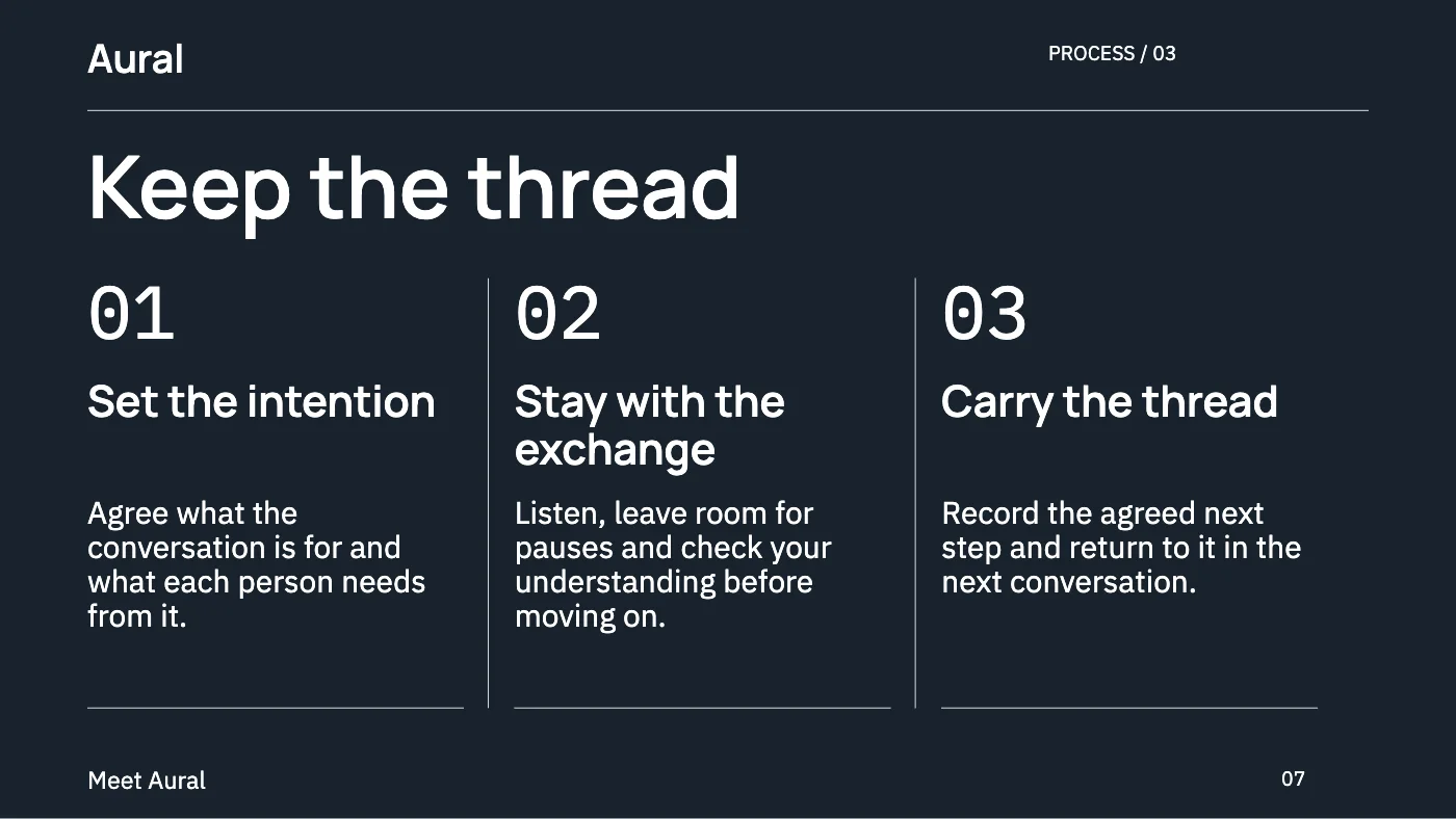 Presentation layout, page 7