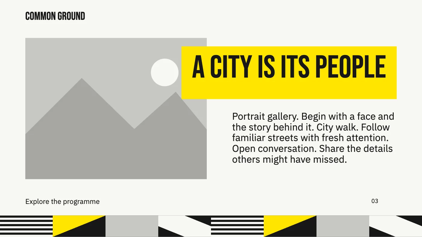 Presentation layout, page 3