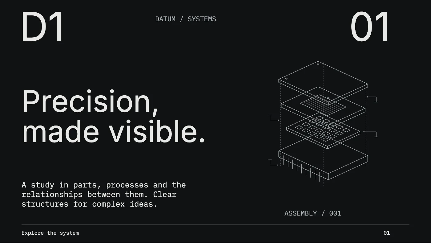 Datum Presentation example