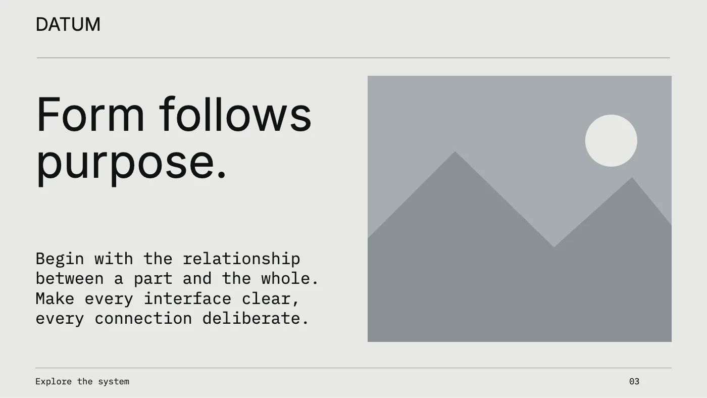 Presentation layout, page 3