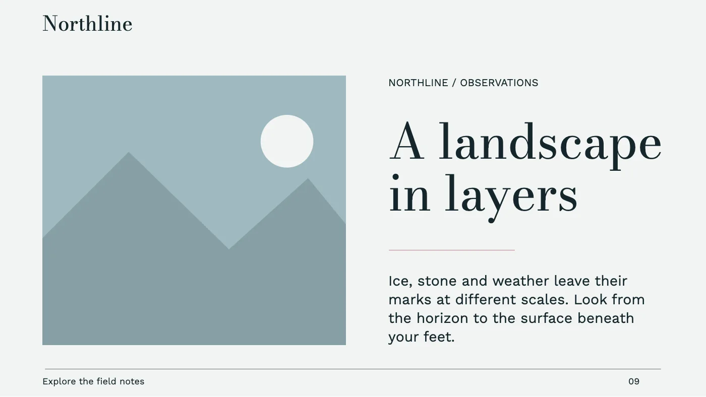 Presentation layout, page 9