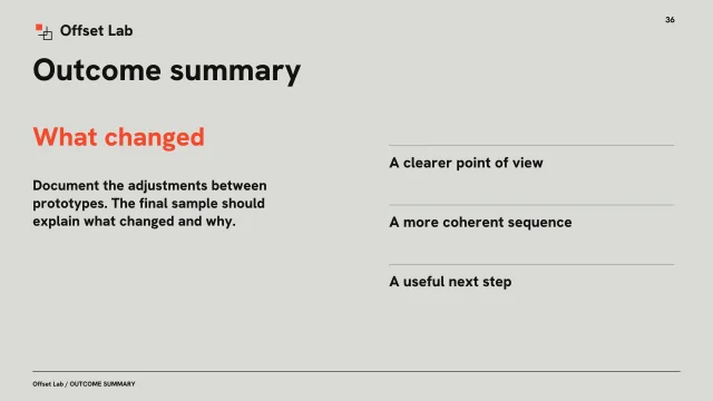 Presentation layout, page 36