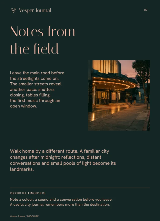 Brochure layout, page 7