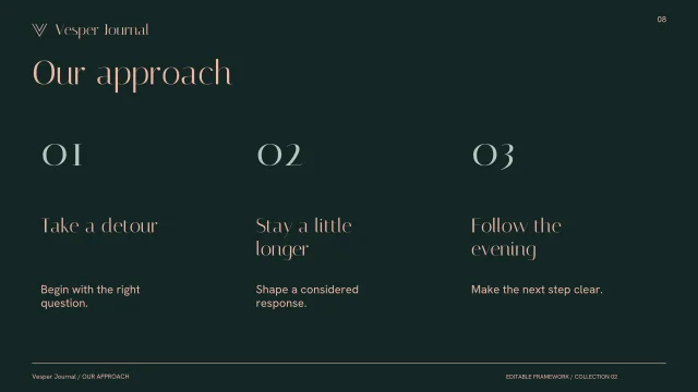Presentation layout, page 8