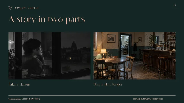 Presentation layout, page 13
