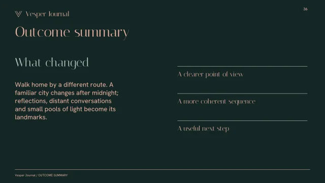 Presentation layout, page 36