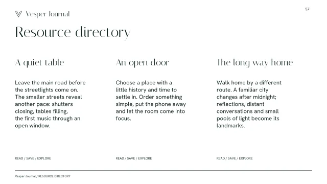 Presentation layout, page 57