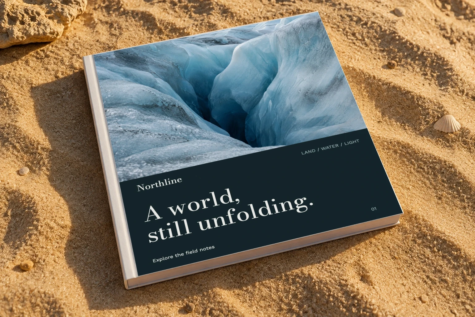 Hardcover / coastal sand featuring Northline