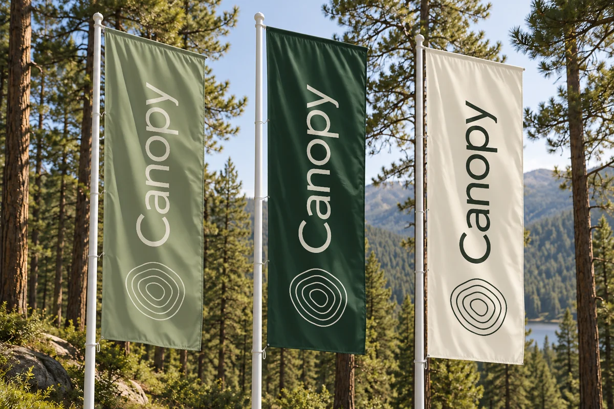 Canopy · Outdoor Flags example