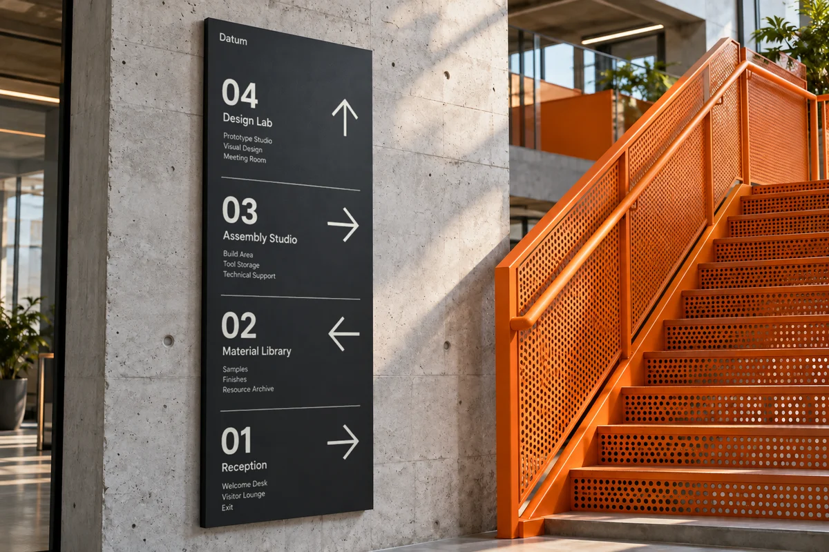 Datum · Stairwell Directory example