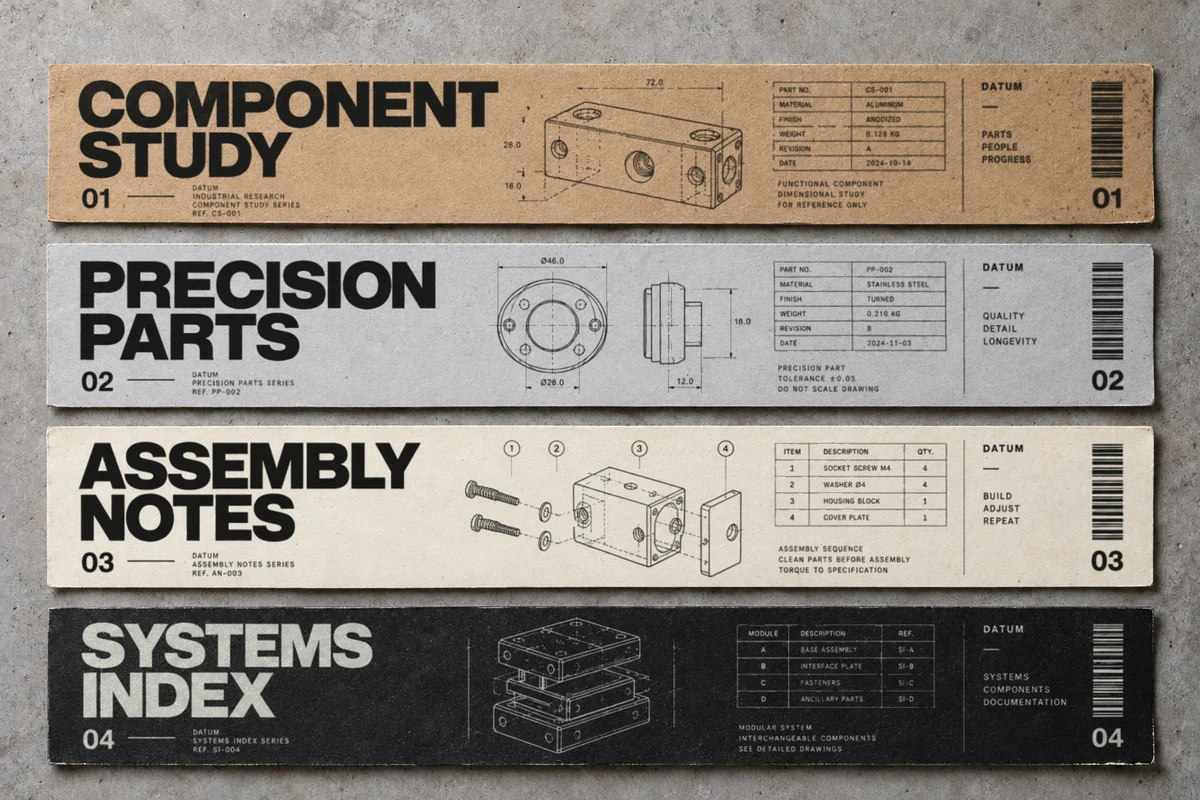 Datum · Technical Labels example