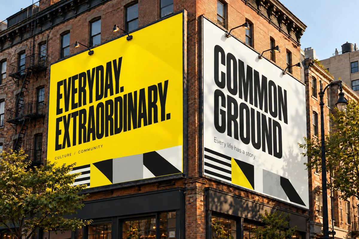 Common Ground · Corner Billboards example