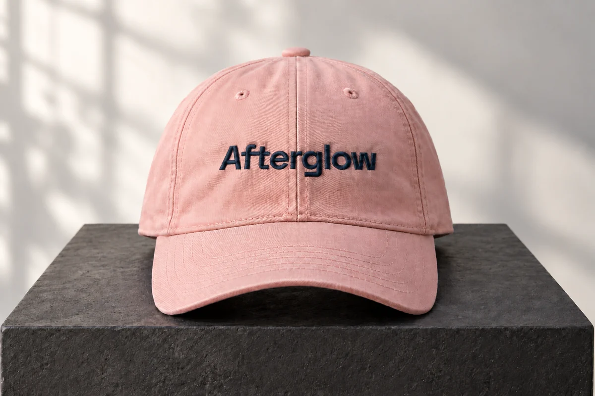 Afterglow · Embroidered Cap example