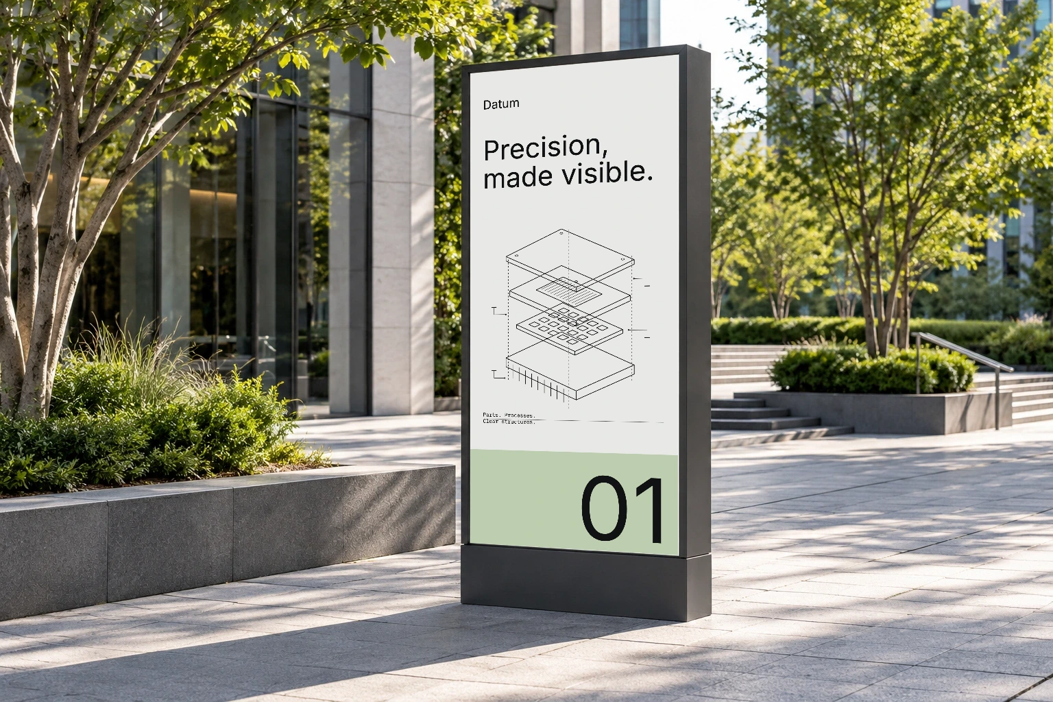 Outdoor wayfinding example