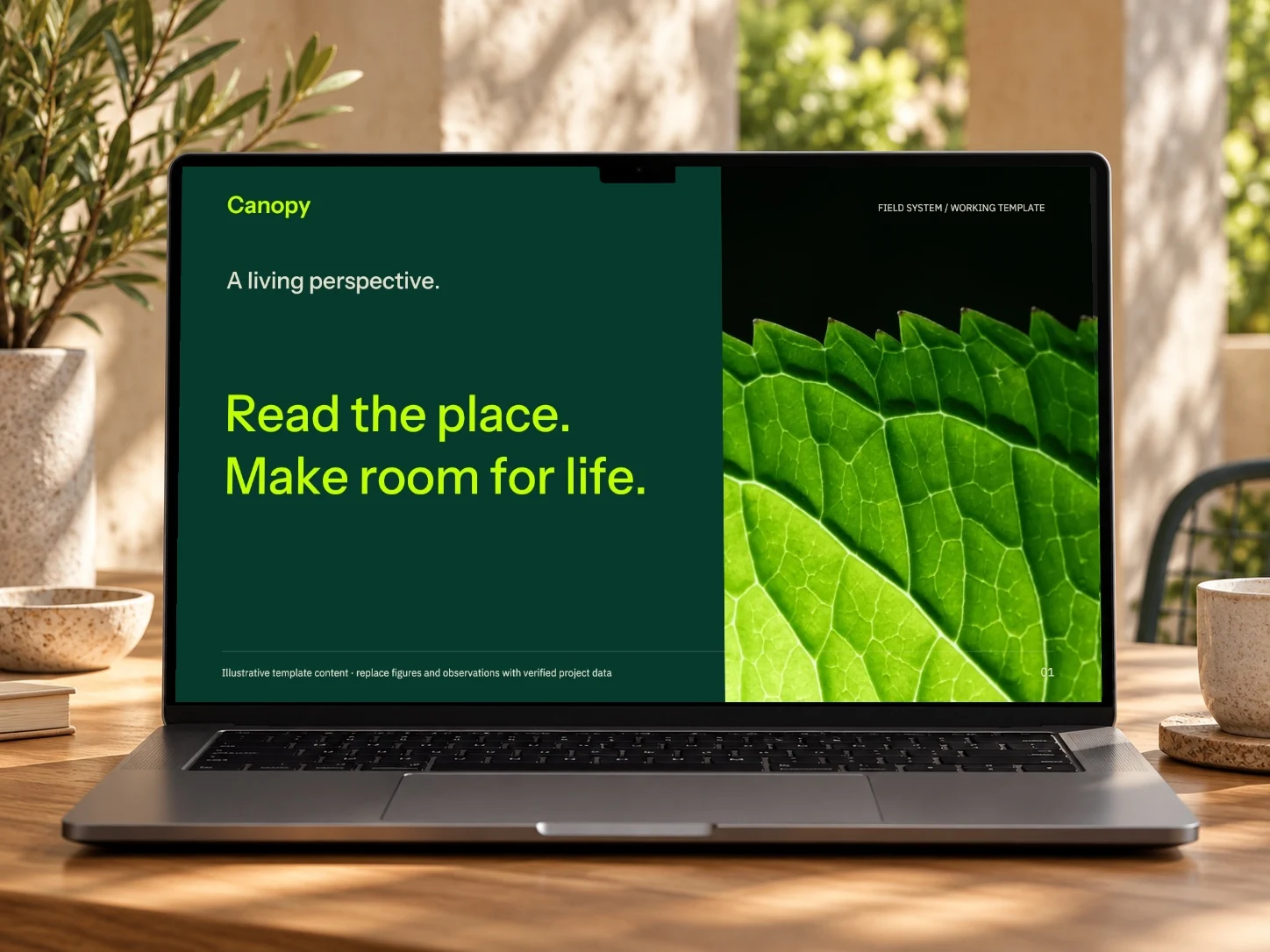 Canopy · Laptop Desk example
