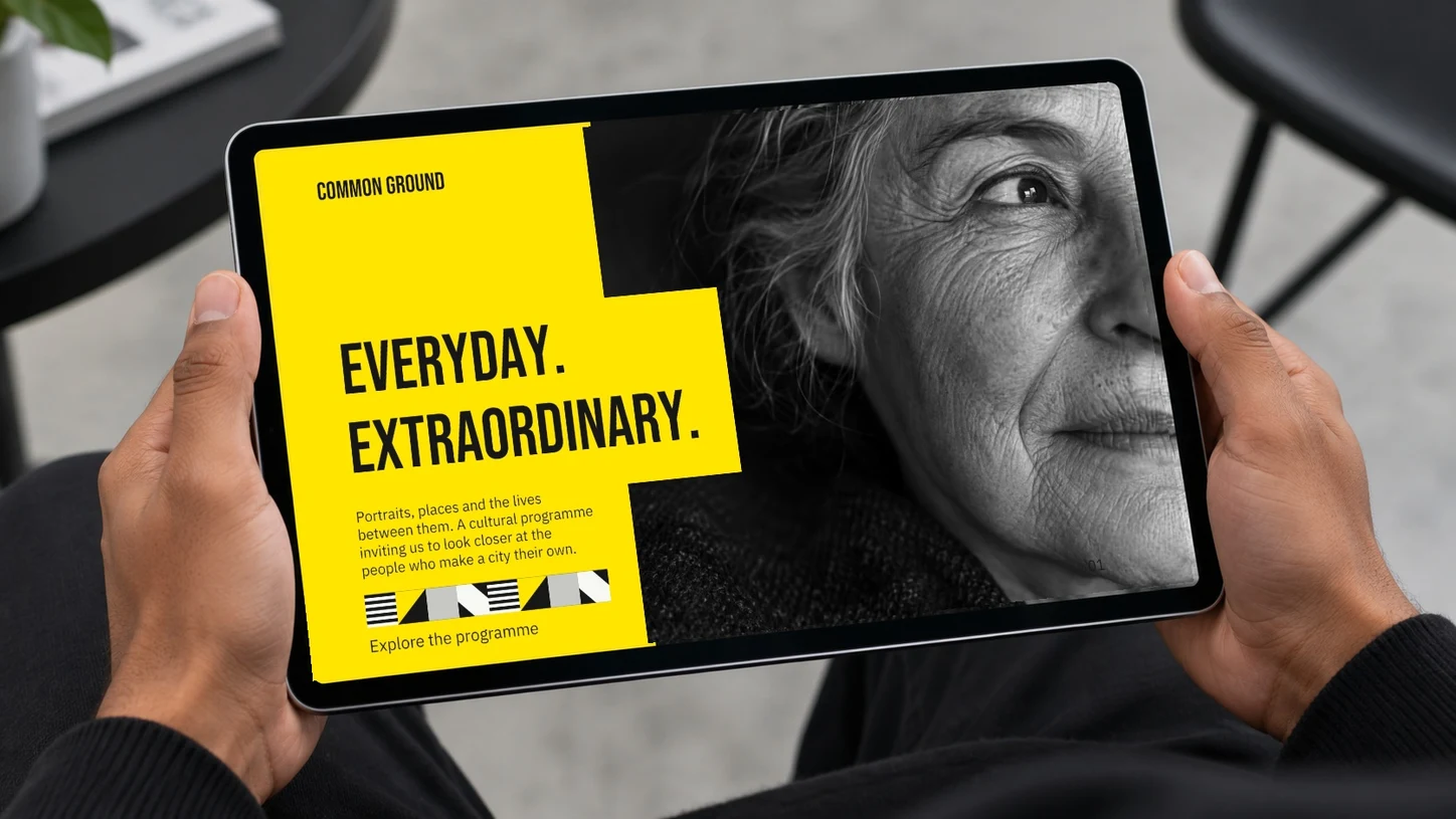 Common Ground · Tablet Studio example