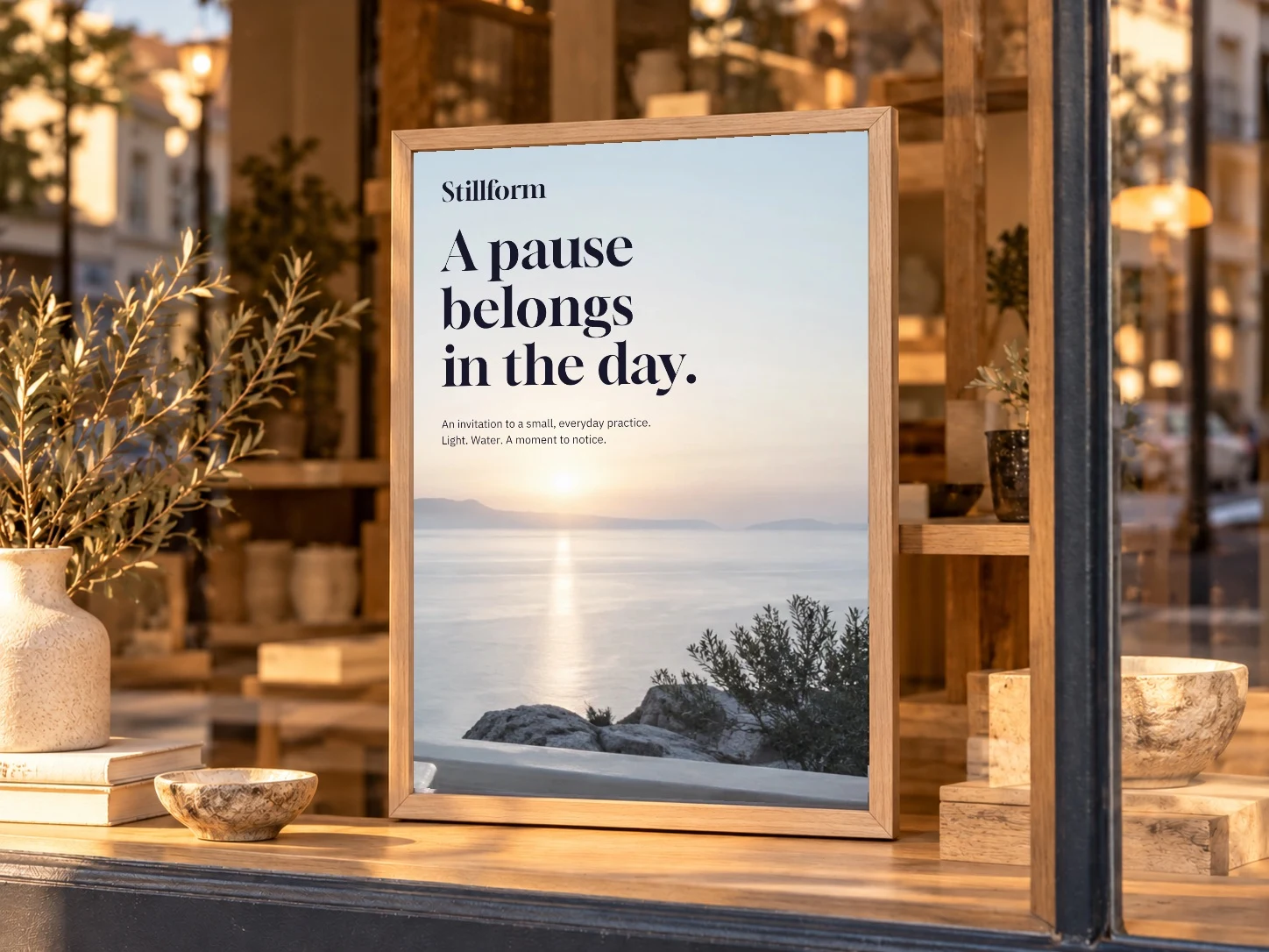 Stillform · Window Print example